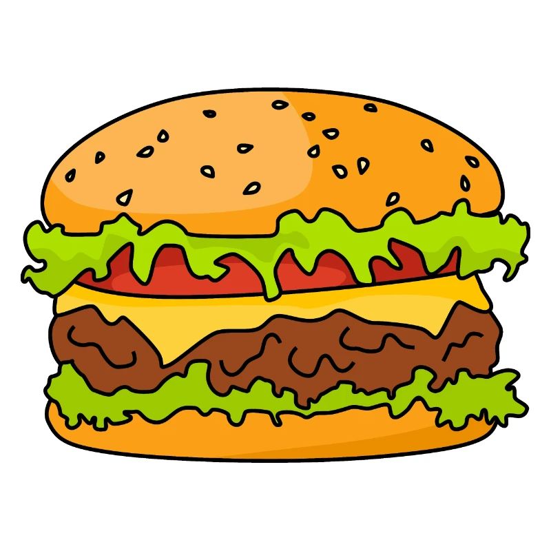Hamburger oder Cheeseburger