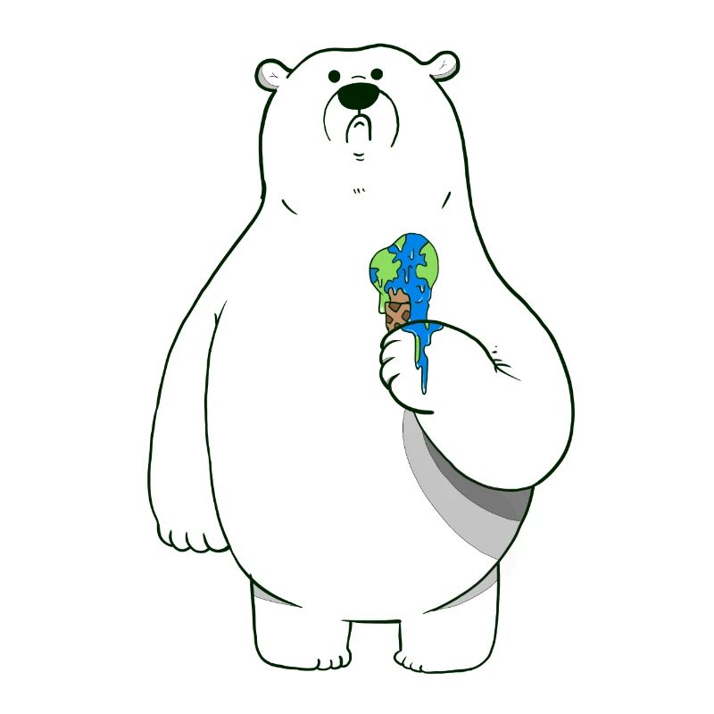 eisbär mit eis artsarah