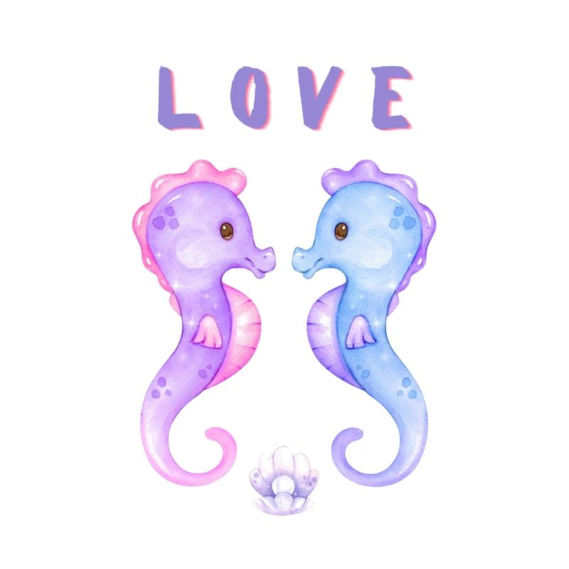 L O V E Seepferdchen
