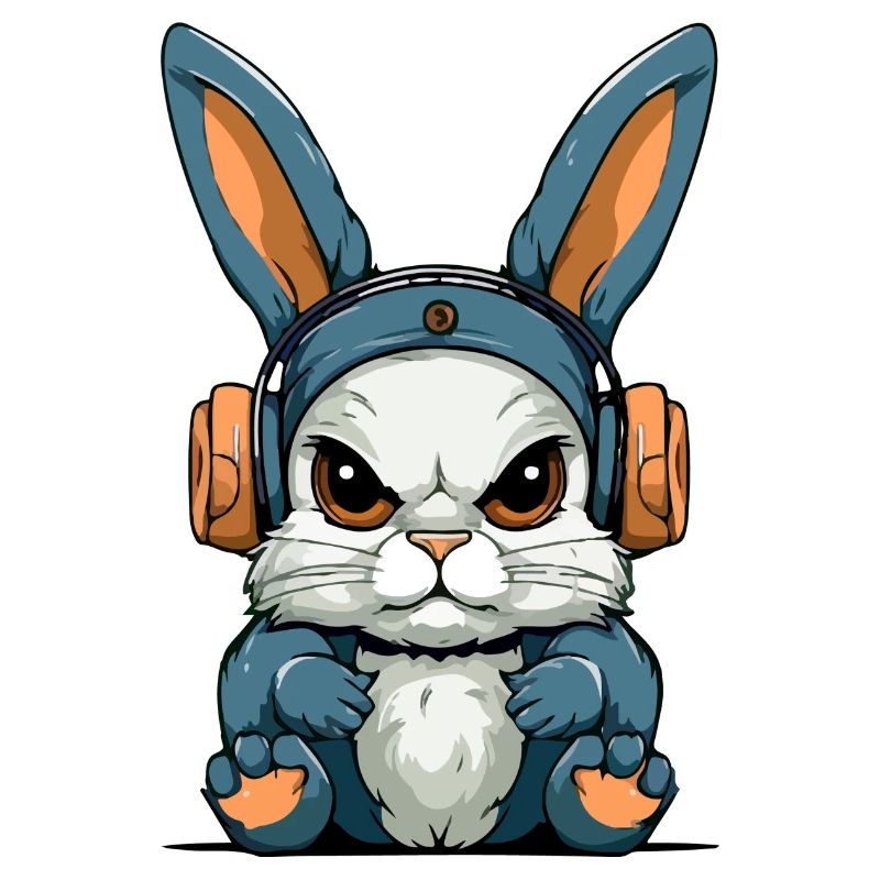 Grump the grumpy rabbit