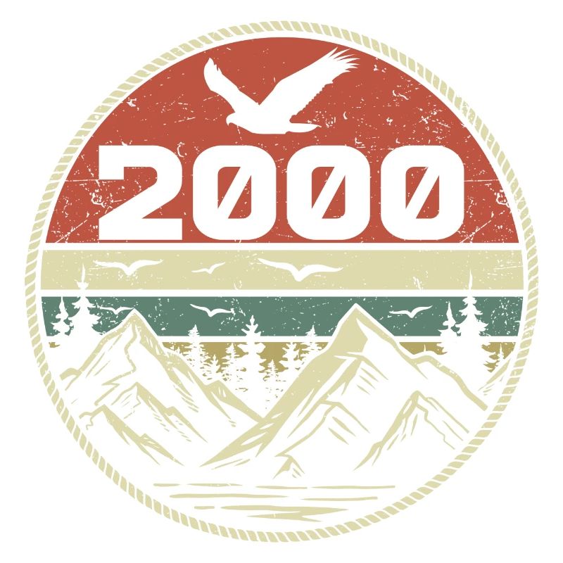 Vintage 2000 Classique 2000 rétro 2000 Cadeau 2000