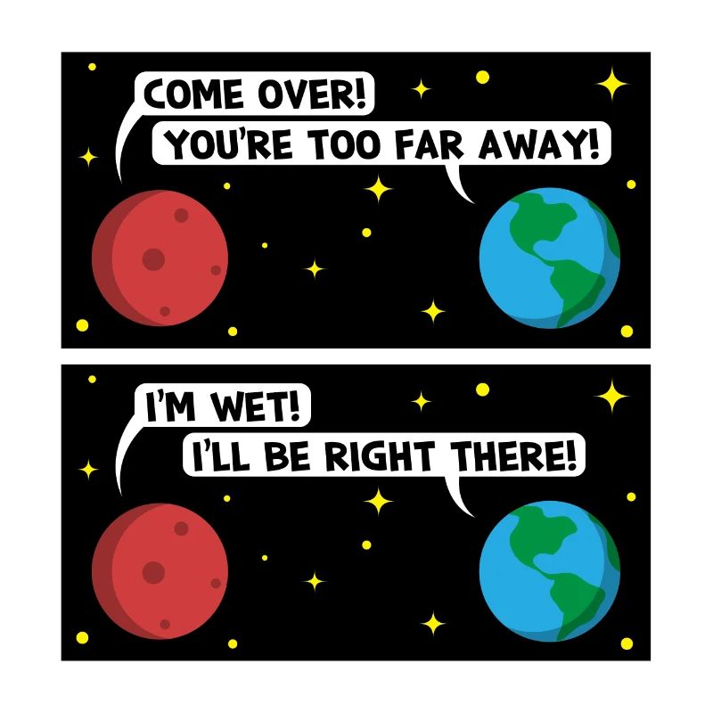 Mars ich bin nass Geschenk