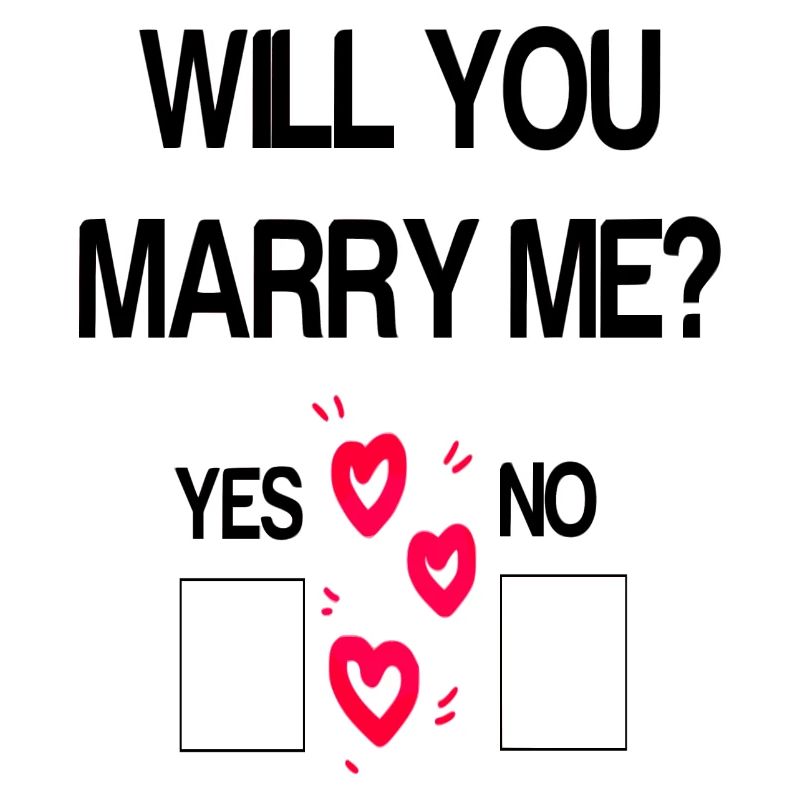 Demande de mariage demande engagement amour cool