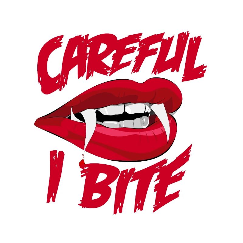 Attention I bite bite bite! Vampire dentition teeth