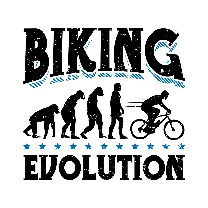 Evolution Biking Cycliste Cyclisme Cyclisme Vélo