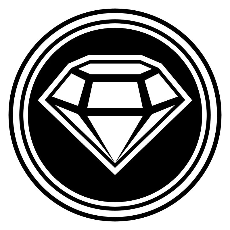Diamond Icon Silhouette