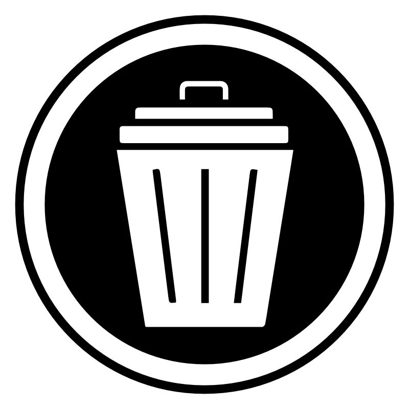 Garbage can icon
