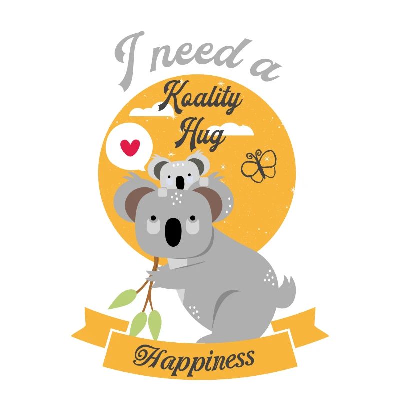 Conception de koala mignon