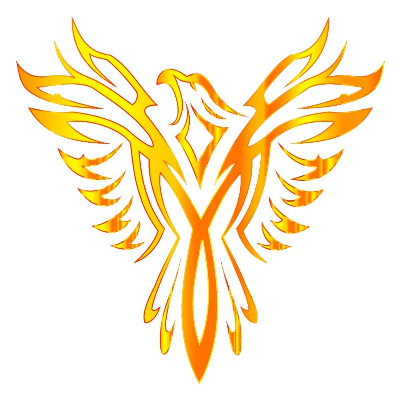 Bird phoenix wing fire