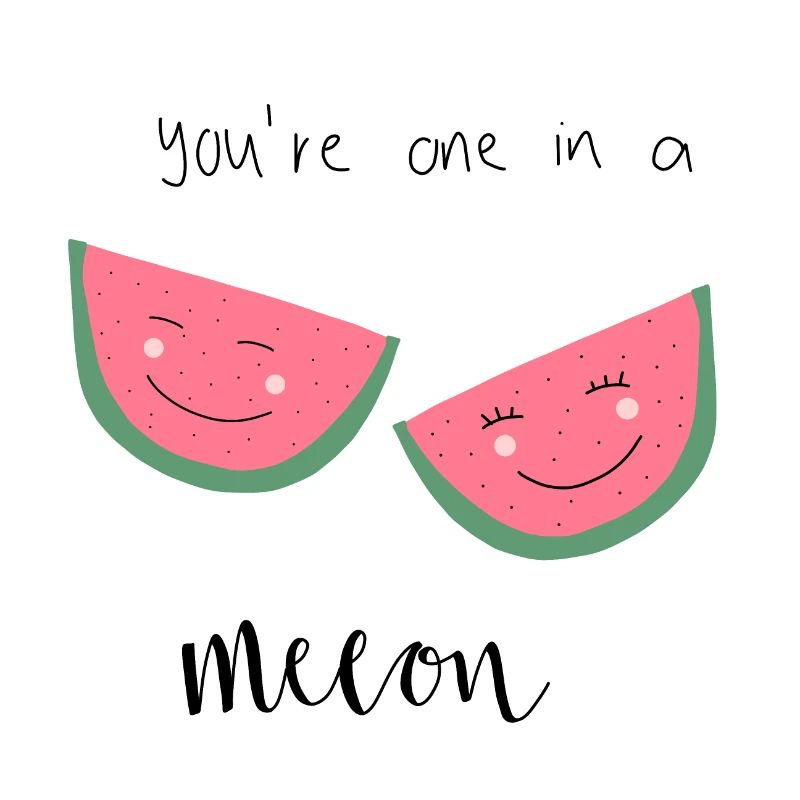 Un sort de melon visage