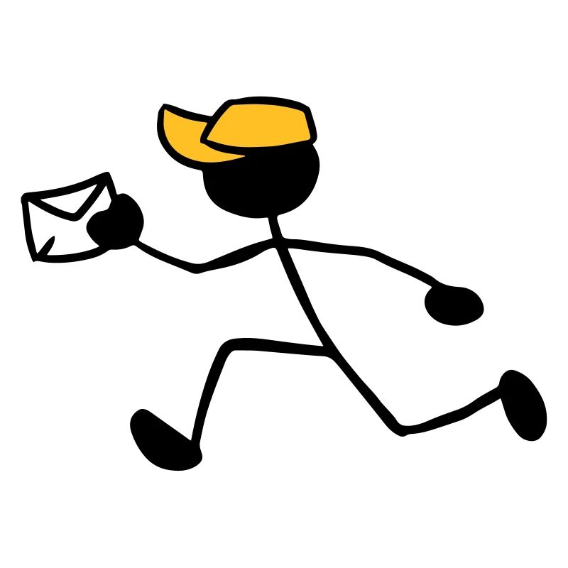 Postman Courier Letter Delivery Express Shipment