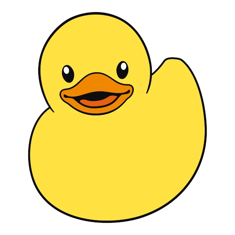 Squeaky duck, a rubber duck, rubber duck, duck