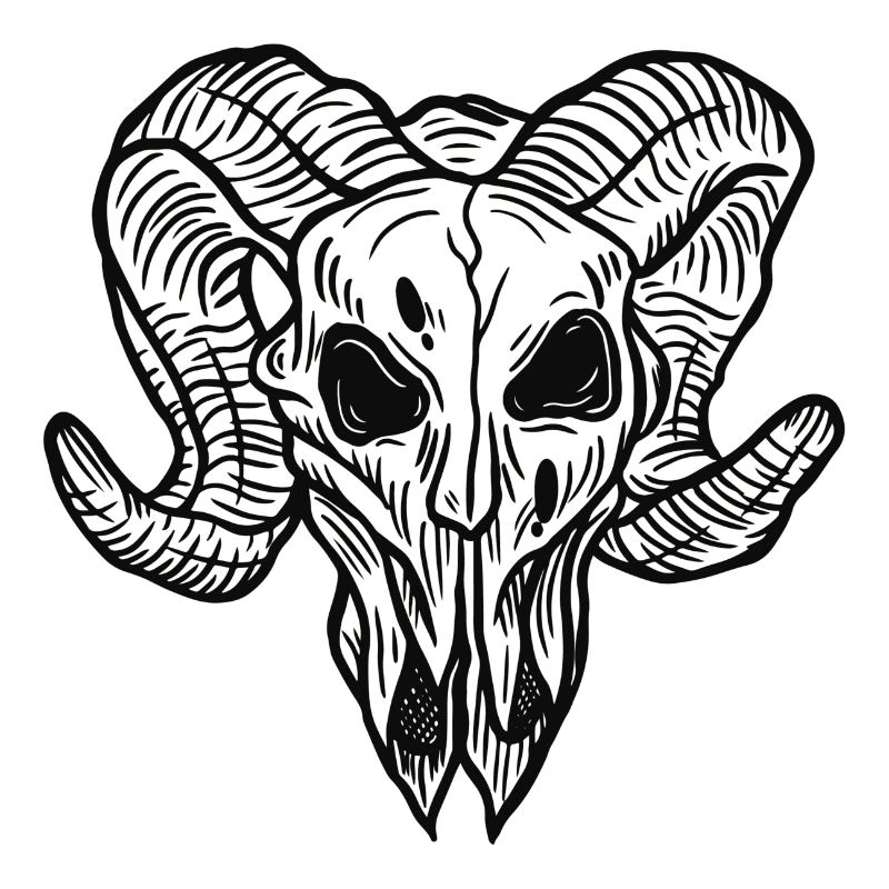 Schädel Skelett Skull Horror Halloween Geschenk
