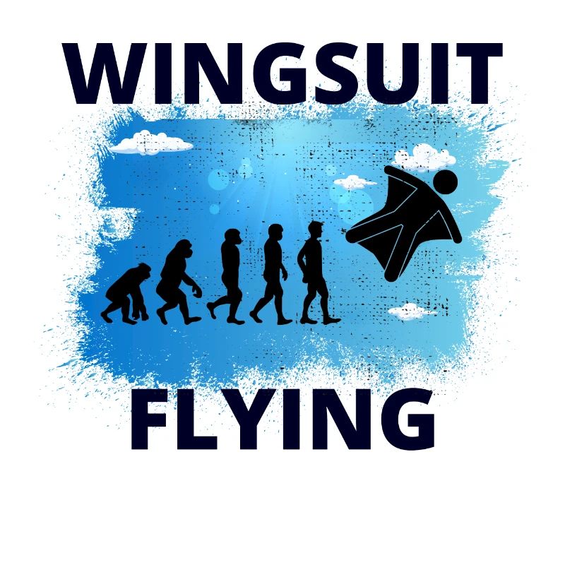 Wingsuit volant Base Jumping Skydiving Evolution