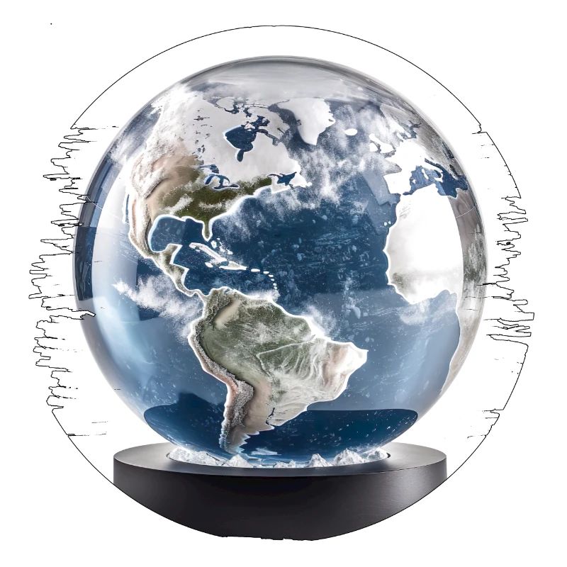 We live in a snow globe