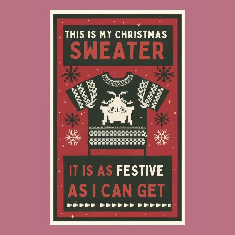 C’est mon pull de Noël.