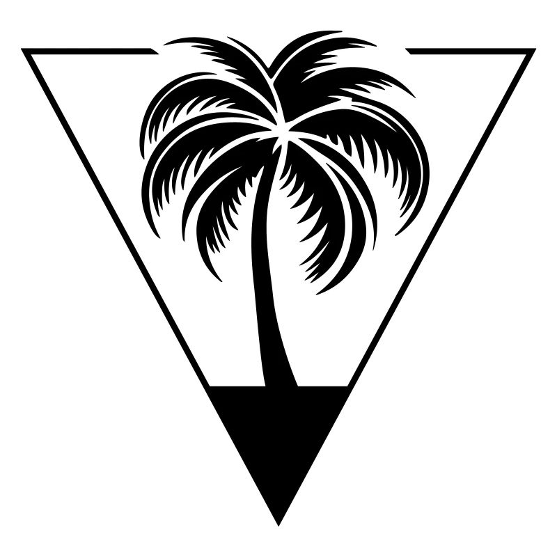 Palm Silhouette Symbol