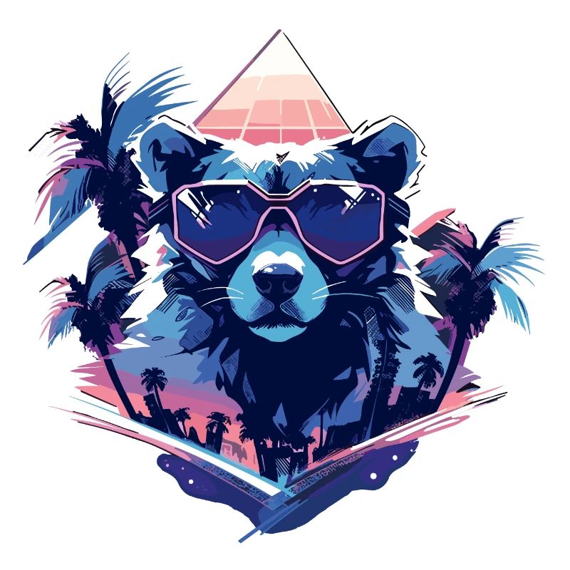 Future Bear with sunglasses