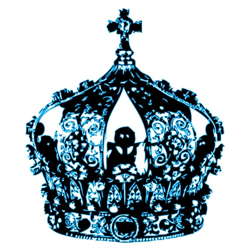 blaue Krone