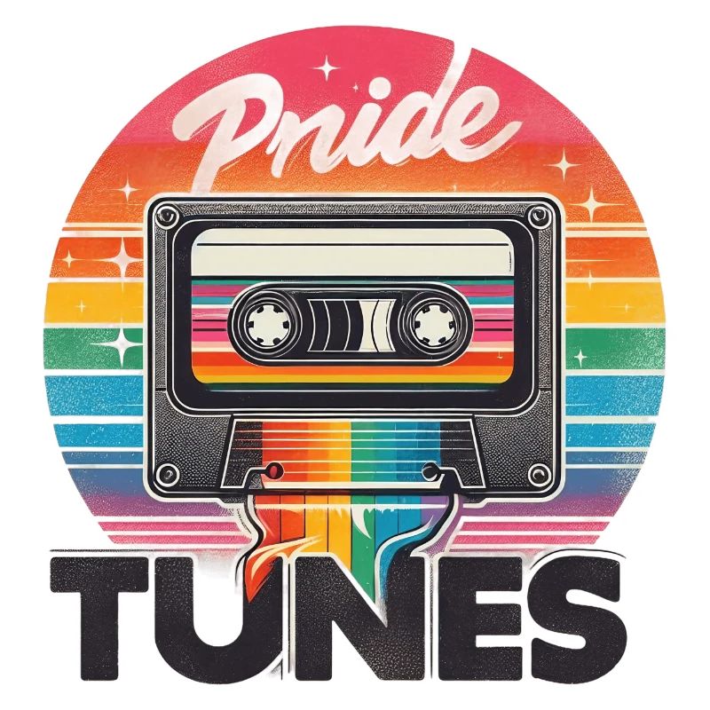 Conception de cassette rétro Pride Tunes