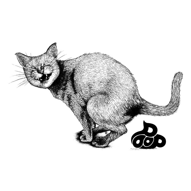 Kackende Katze