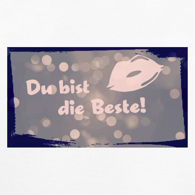 Du bist die Beste! Symbol und Muster