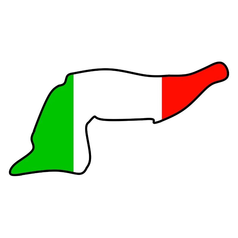 Circuit d’Imola avec drapeau