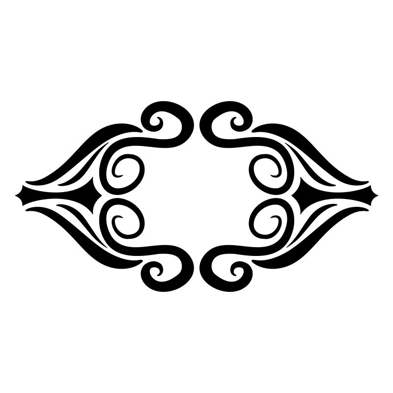 Decorative artistic ornament frame