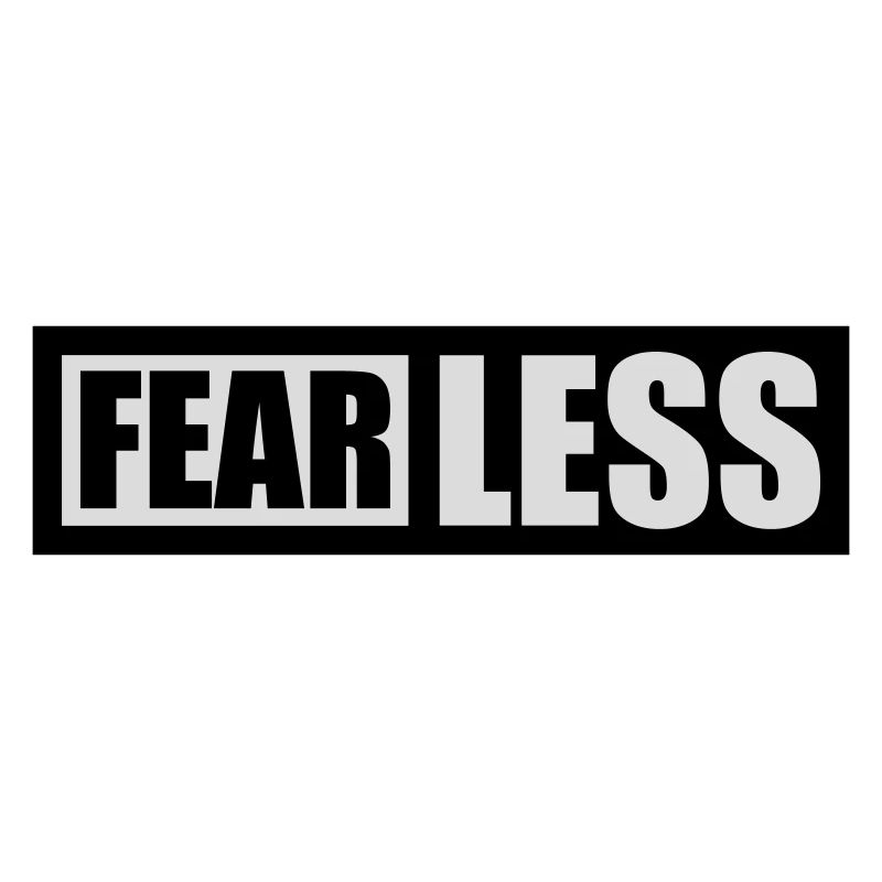 fearless Text Quote Design
