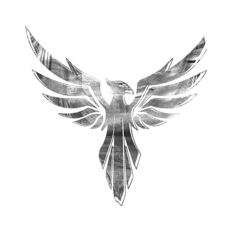 phoenix,vogel,graffiti,silber