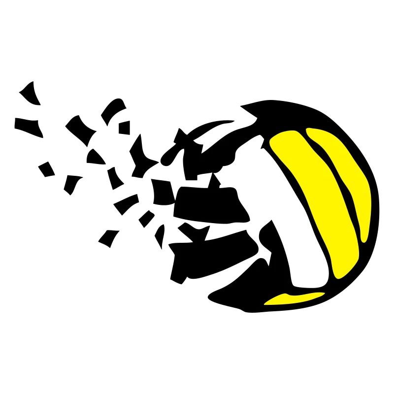 explosion ballon volleyball destructurer destructi