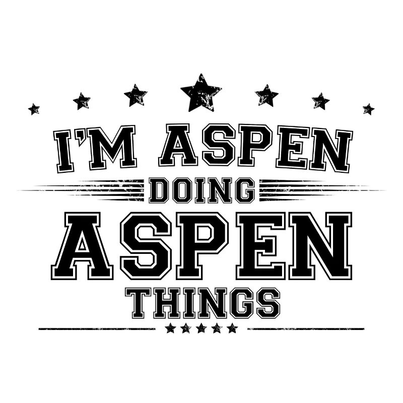 i’m Aspen doing Aspen things