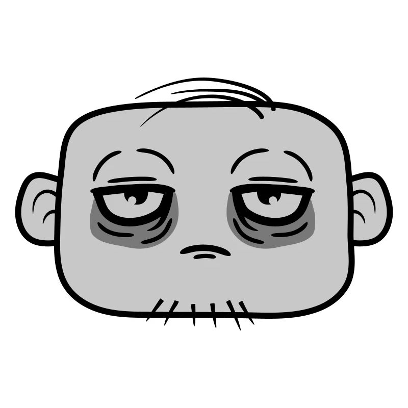 Dunkle Augenringe Gesicht