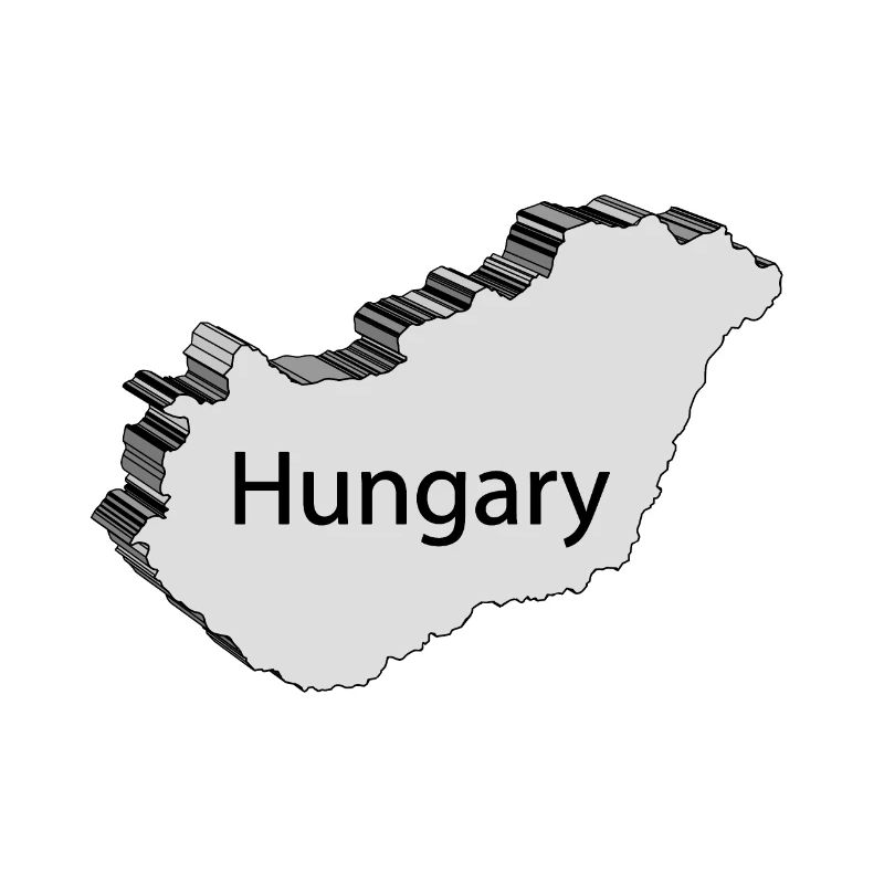 Hungary 3D Map