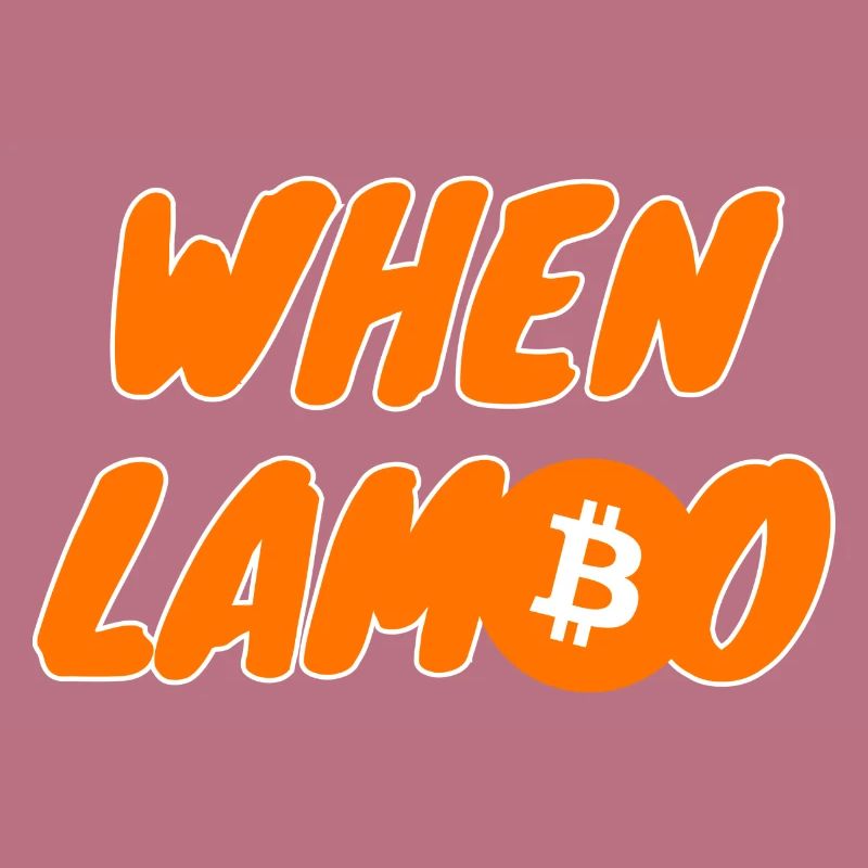 Krypto When Lambo BTC Bitcoin 1