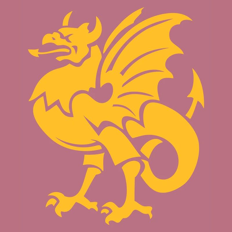 fantasy creature griffin drawing Bornholm