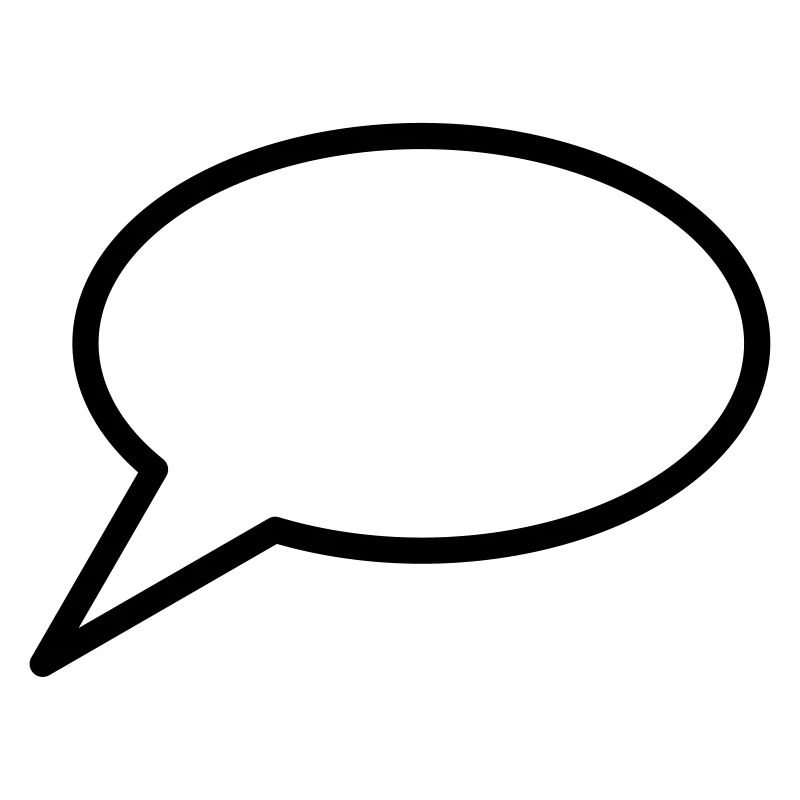 Speech bubble icon to personalize