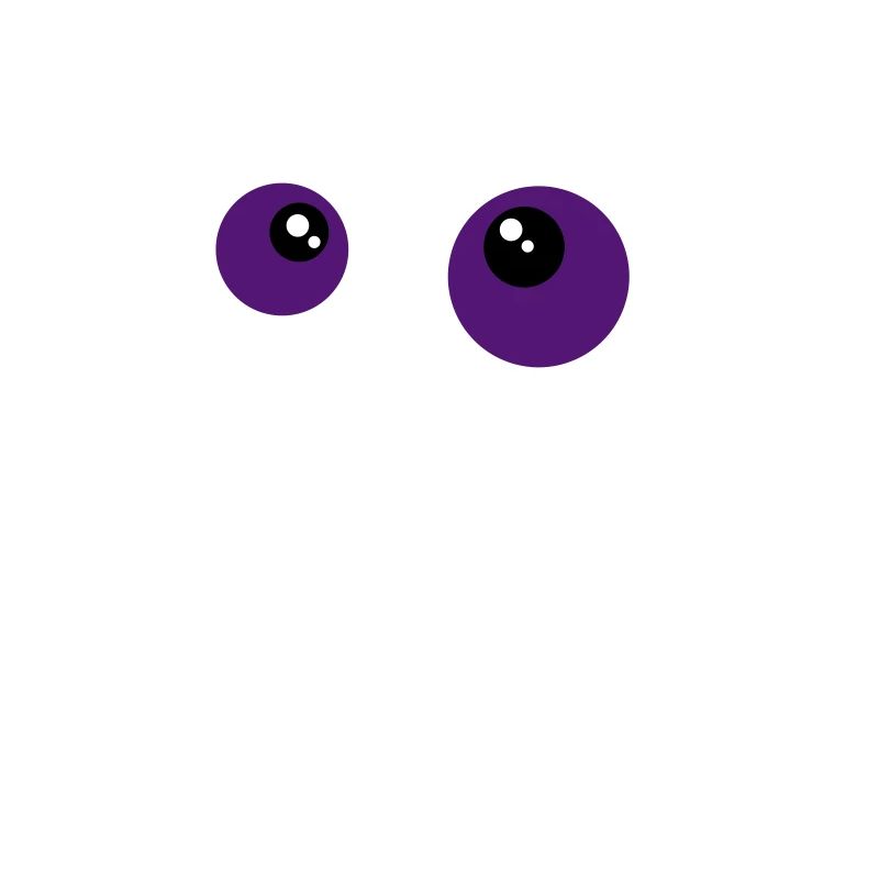 visage de monstre mignon