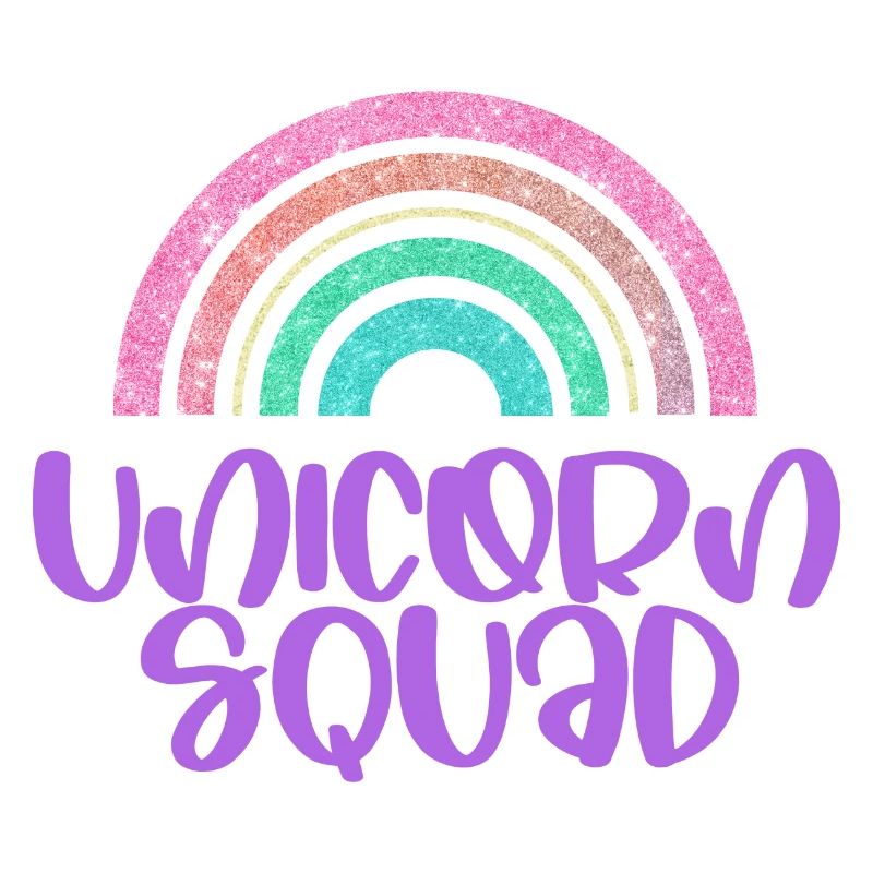 Einhorn Squad Unicorn Pferd Regenbogen Fee