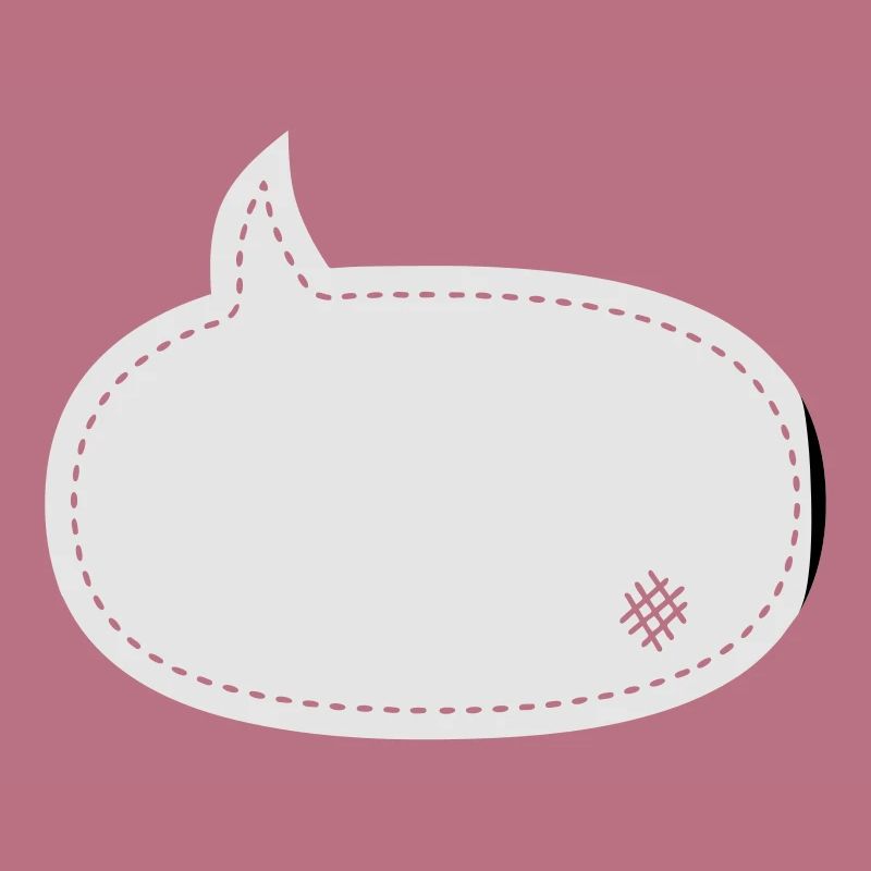 speech balloon patch