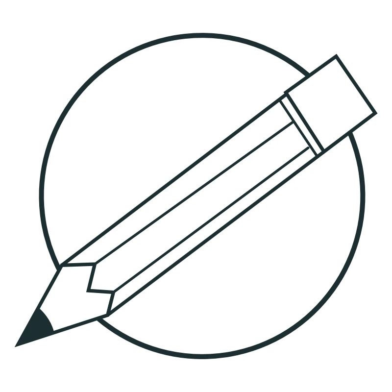 pencil circle