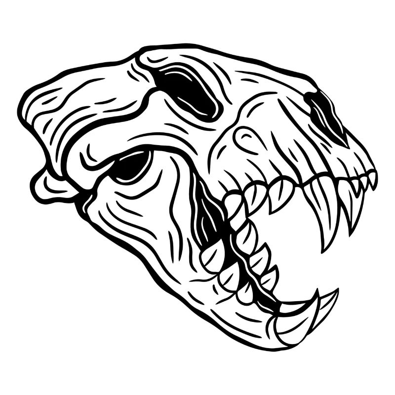 Schädel Skelett Skull Horror Halloween Geschenk