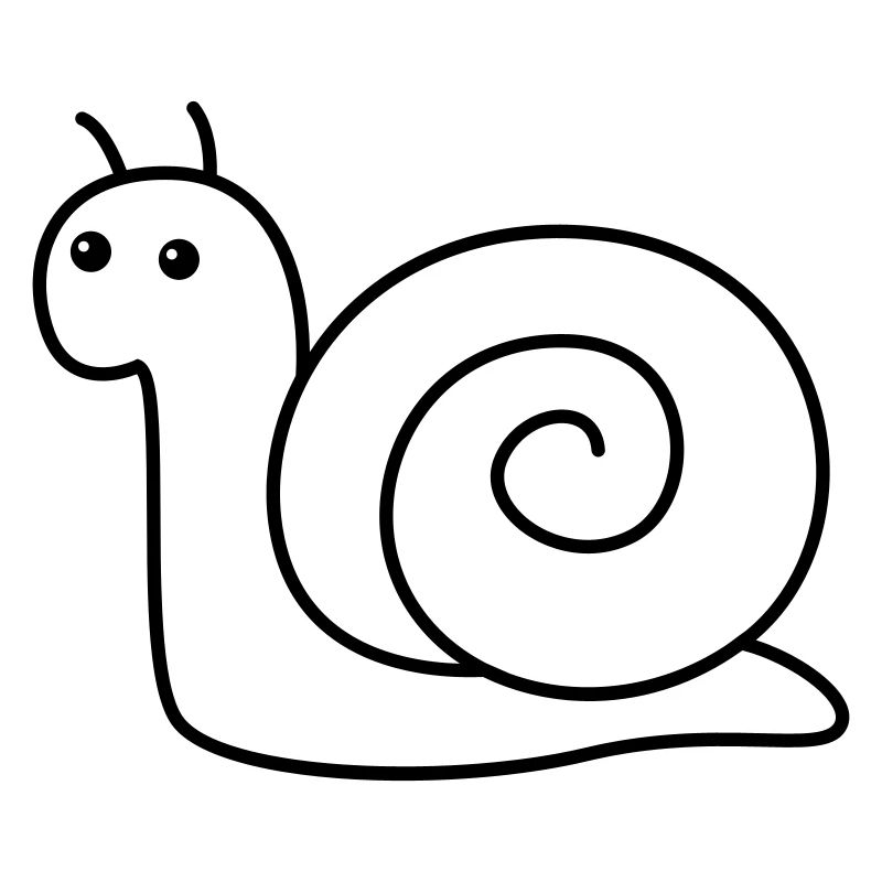Schnecke Comic Tier