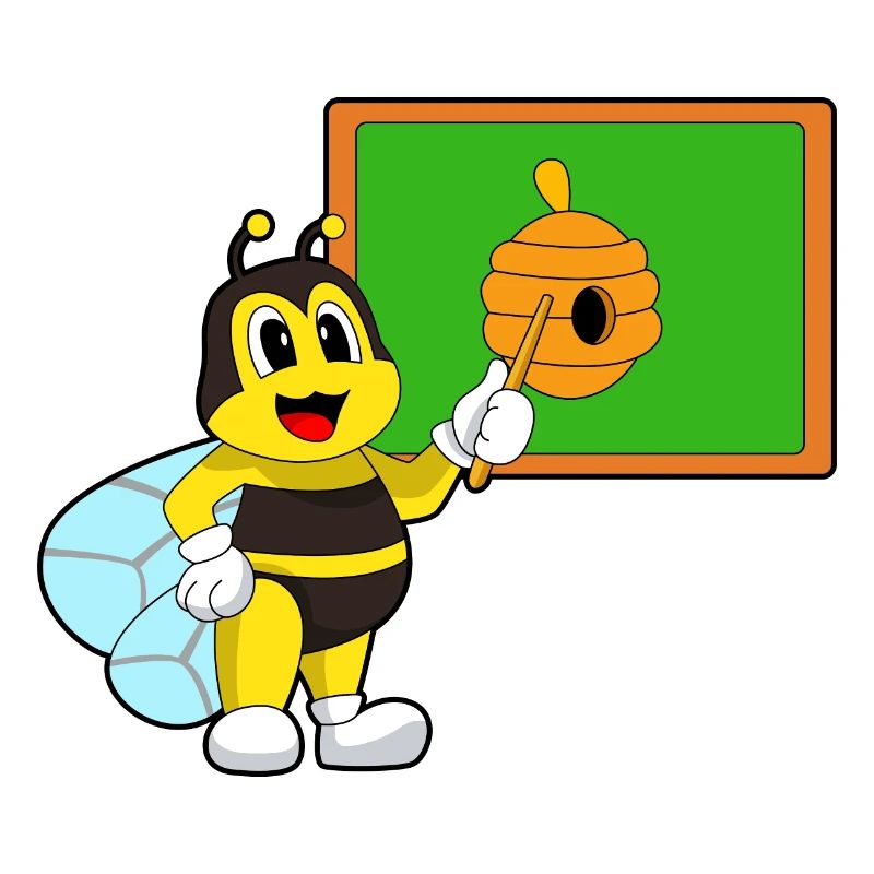 Biene Lehrer Pointer Bienennest
