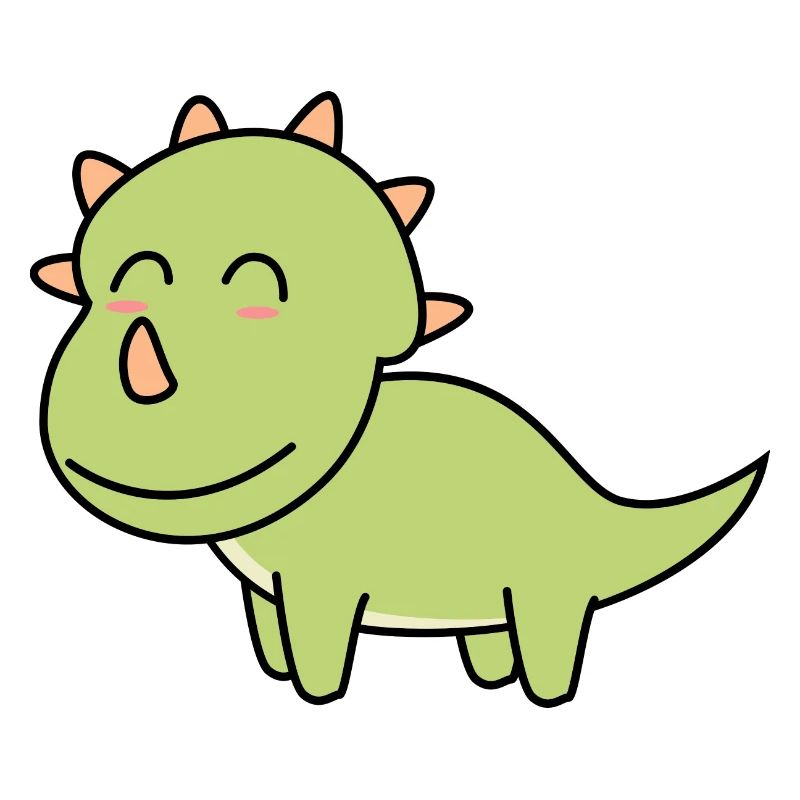 Dinosaur triceratops comic