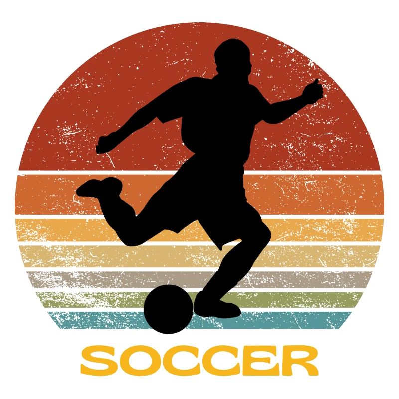 Conception illustrée de soccer