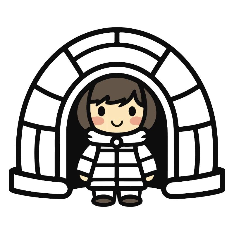 Winter Eskimo Iglu