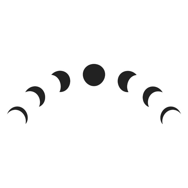 Lunar Phases - Minimalistic - Moon phases