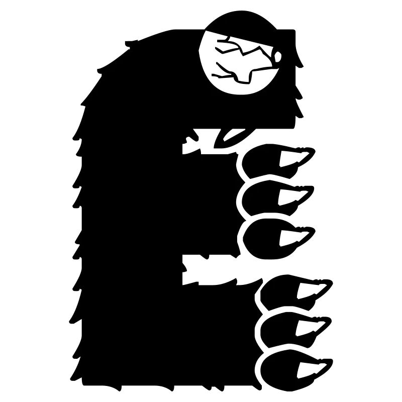 Lettre monstre E