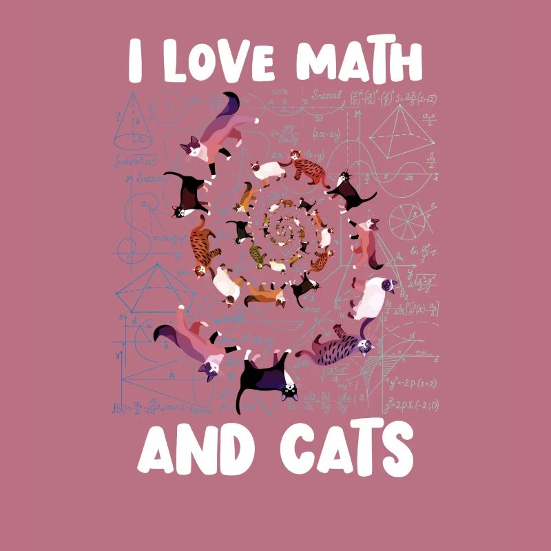 Math Kitty Cat J’adore maths et chats mathématiques